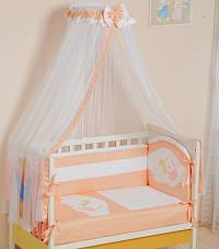 Комплект в кроватку  "Мой маленький друг" 7 пр. С 50.1