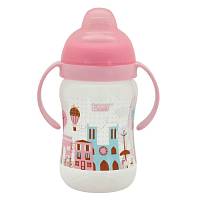 Поильник-Непроливайка с ручками "Любимый", от 6 мес., мягкий носик 250 мл